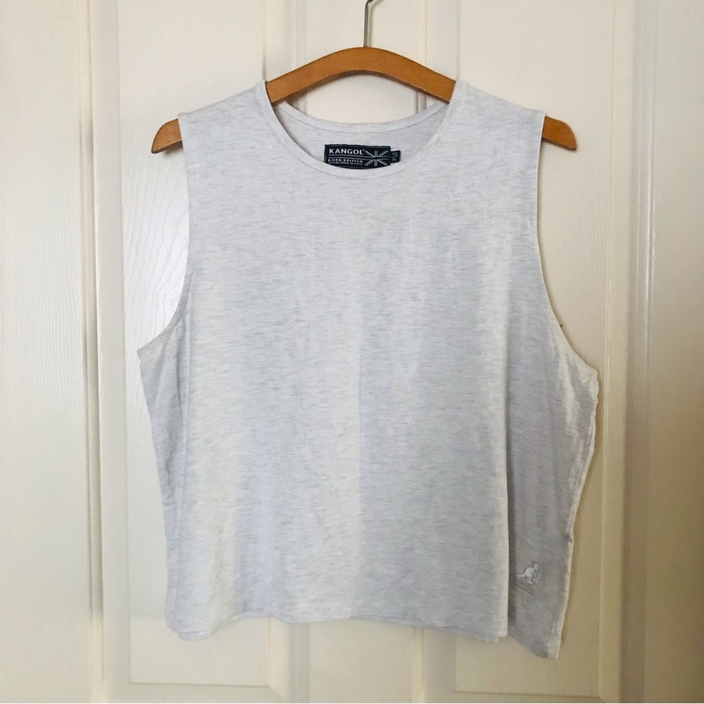 Kangol Women’s Light Gray Sleeveless Top Size XL